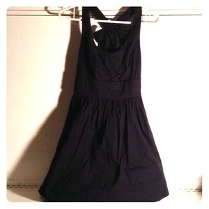Crystal Doll Navy Blue Sleeveless Dress W/Bow sz 3